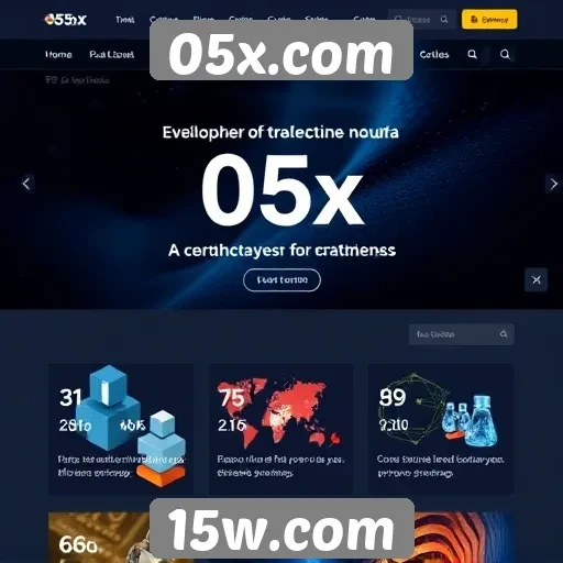 Facilidade de navegação e usabilidade em 05x.com