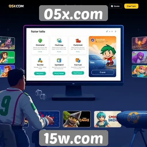 Análise das funcionalidades do site 05x.com