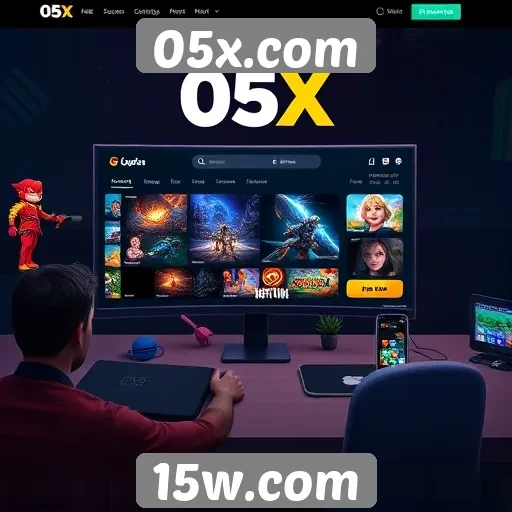 Experiência do usuário no site 05x.com